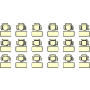 download Classroom Seat Layouts clipart image with 180 hue color