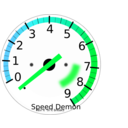 download Tachometer clipart image with 135 hue color