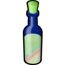 download Bottle Of Colored Sand With Cork clipart image with 45 hue color