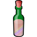 download Bottle Of Colored Sand With Cork clipart image with 315 hue color