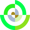 download Spiral Design clipart image with 90 hue color