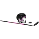 download Ice Hockey clipart image with 270 hue color