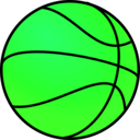 download Basketball clipart image with 90 hue color