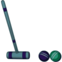 download Croquet Stroke clipart image with 135 hue color