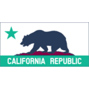 download California Banner Clipart B Solid clipart image with 180 hue color
