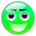 download Smiley clipart image with 90 hue color