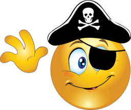 Pirate Smiley Emoticon