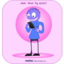 download Numu01 Mobile clipart image with 225 hue color