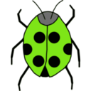 download Ladybug clipart image with 90 hue color