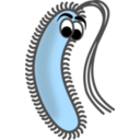 download Funny Bacillus clipart image with 180 hue color