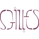 download Ambigramme Gilles clipart image with 225 hue color