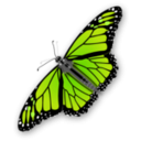 download Monarch Butterfly clipart image with 45 hue color