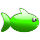 download Glossy Fish 1 clipart image with 225 hue color