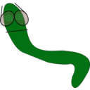 download Worm clipart image with 90 hue color