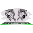 download Righteous Keyboard clipart image with 90 hue color