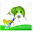 download Free Vector Dog clipart image with 45 hue color