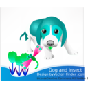 download Free Vector Dog clipart image with 135 hue color