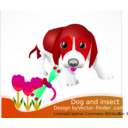 download Free Vector Dog clipart image with 315 hue color