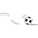 download Soccer Ball Bouncing clipart image with 135 hue color