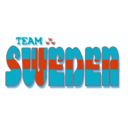 download Team Sweden Fantasy Logotype clipart image with 315 hue color
