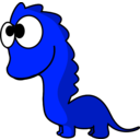 download Dino clipart image with 135 hue color