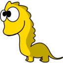 download Dino clipart image with 315 hue color