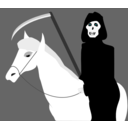 download Death On Binky clipart image with 180 hue color