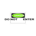 download Danger Do Not Enter clipart image with 90 hue color