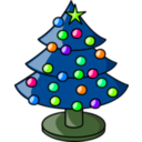 download Christmas Tree clipart image with 90 hue color