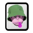download G Monkey clipart image with 315 hue color