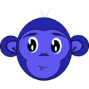 download Innocent Monkey clipart image with 225 hue color