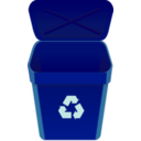 download Recycle Can clipart image with 90 hue color