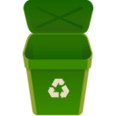 download Recycle Can clipart image with 315 hue color