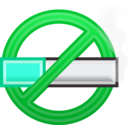download No Smoking Icon clipart image with 135 hue color
