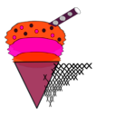 download Ice Cream clipart image with 315 hue color