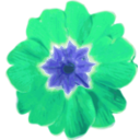 download Flower 11 clipart image with 180 hue color