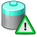 download Tango Battery Caution clipart image with 135 hue color