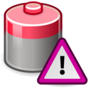 download Tango Battery Caution clipart image with 315 hue color