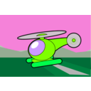 download Helicopter clipart image with 90 hue color