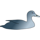 download Duck clipart image with 180 hue color