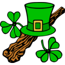 Hat And Shillelagh Colour