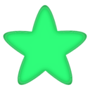 download Star clipart image with 90 hue color