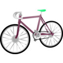 download Bicycle 01 clipart image with 90 hue color