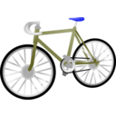 download Bicycle 01 clipart image with 180 hue color