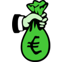 download Sac Euro clipart image with 90 hue color