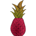 download Alternative Pineapple clipart image with 315 hue color