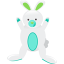 download Doll Rabbit clipart image with 135 hue color