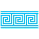 download Repeating Border Greek Key With Lines clipart image with 315 hue color