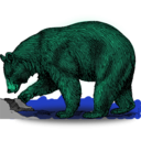 download Colored Bear clipart image with 135 hue color