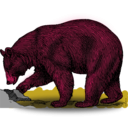 download Colored Bear clipart image with 315 hue color